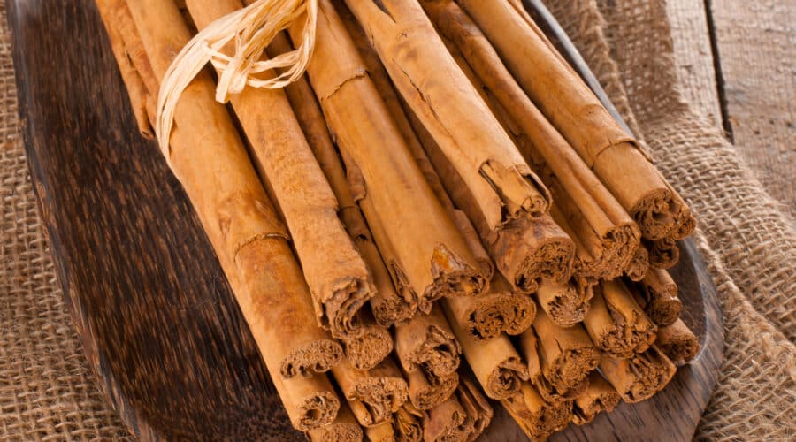 Cinnamomum Verum sticks, bundled