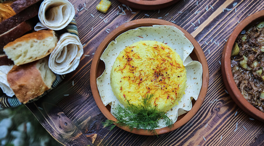 All About Persian Steamed Rice With Saffron Tahdig