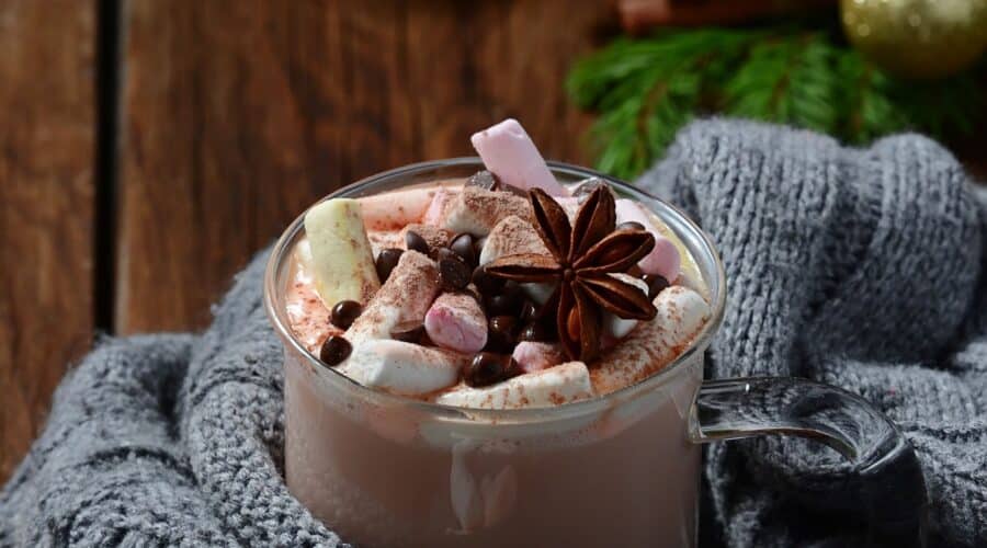 hot chocolate with spices