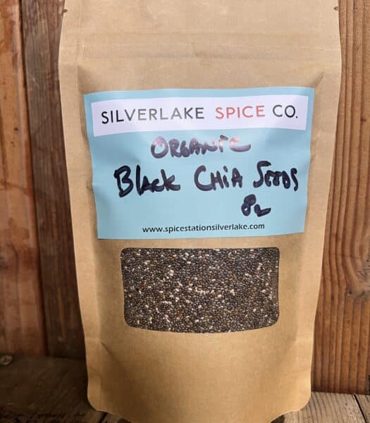 Chia Seeds, Black Organic 8oz